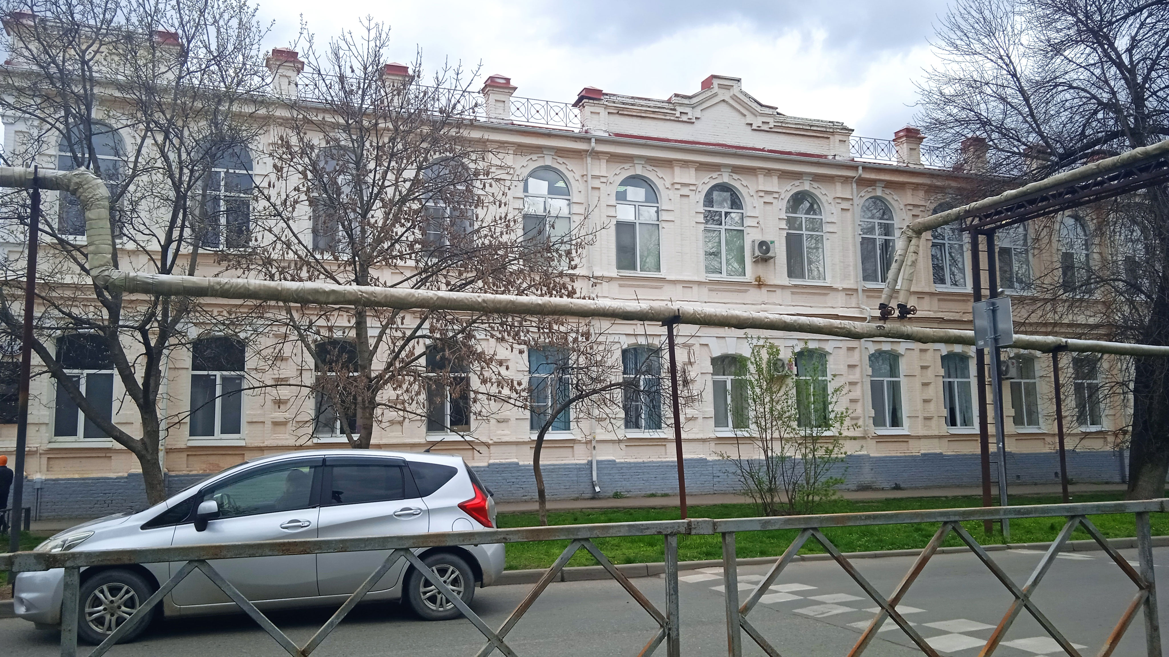 Обзор здания 58-й школы г. Краснодар.